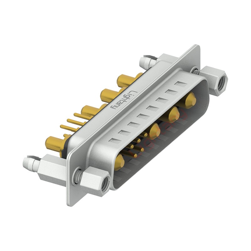 9W4公PCB直插板/鉚魚叉7.0/大電流20A