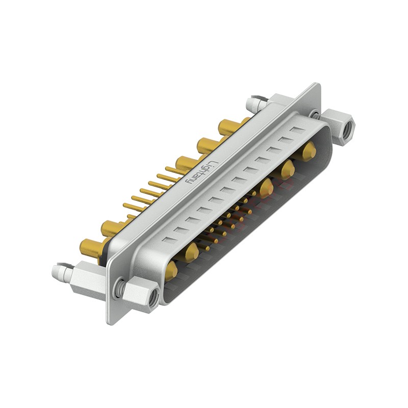 17W5公PCB直插板/鉚魚叉7.0/大電流20A