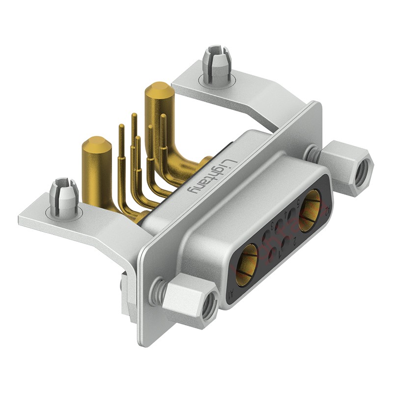 7W2母PCB彎插板/鉚支架10.8/大電流30A