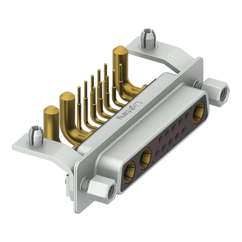 13W3母PCB彎插板/鉚支架10.8/大電流30A