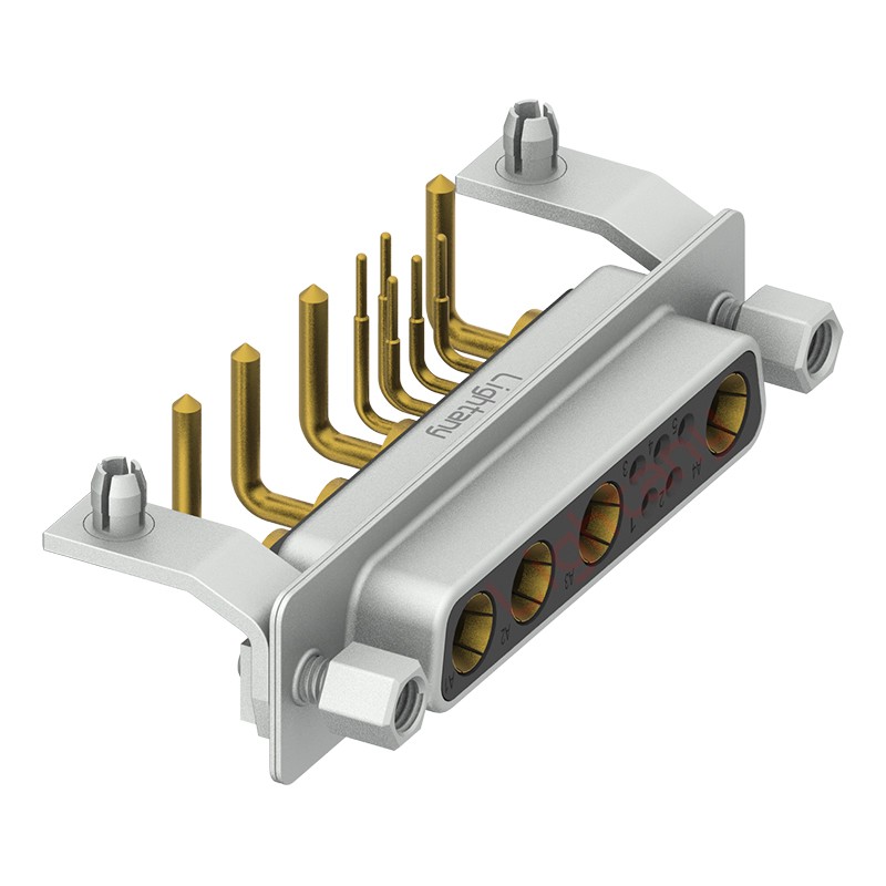 9W4母PCB彎插板/鉚支架11.6/大電流10A