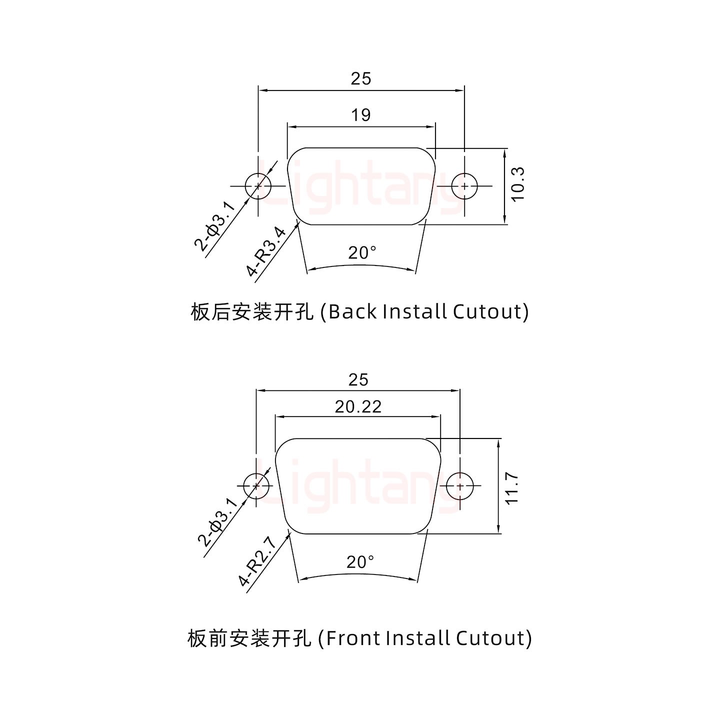 5W1公短體焊線(xiàn)/配螺絲螺母/大電流40A