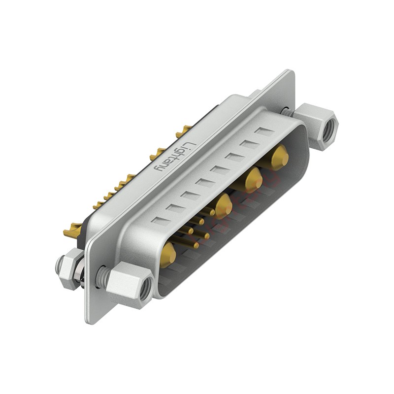 9W4公短體焊線/配螺絲螺母/大電流10A