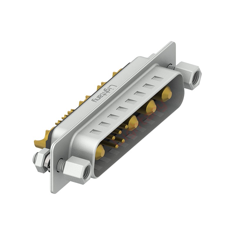 9W4公短體焊線/配螺絲螺母/大電流40A