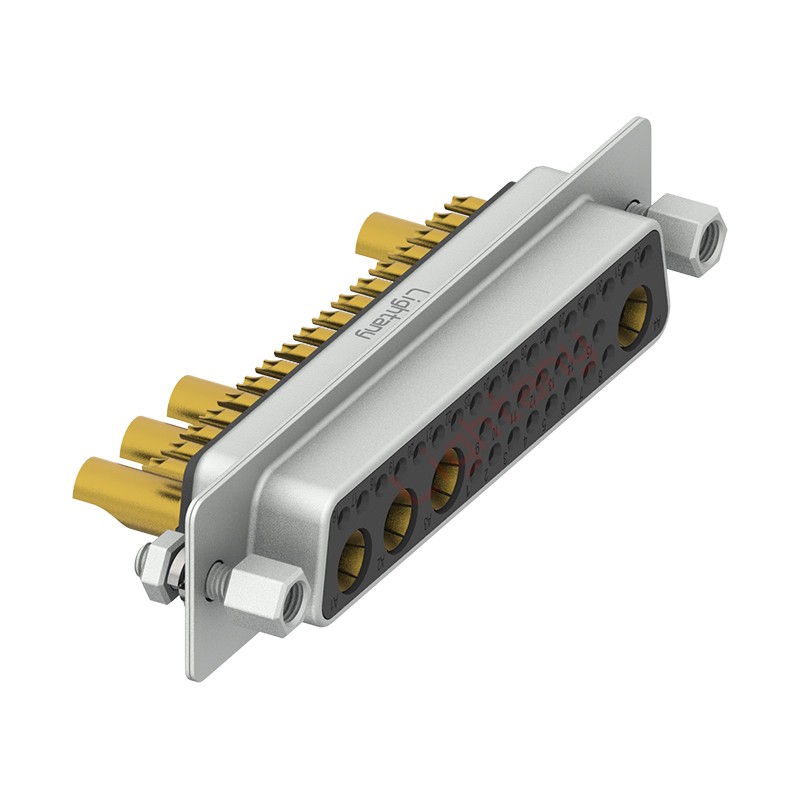 36W4母長(zhǎng)體焊線/配螺絲螺母/大電流30A