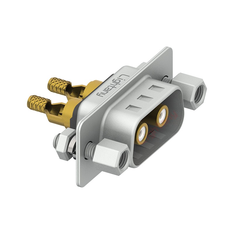 2W2公焊線式/配螺絲螺母/射頻同軸50歐姆