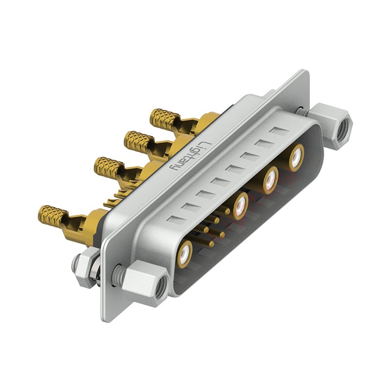 9W4公焊線式/配螺絲螺母/射頻同軸75歐姆