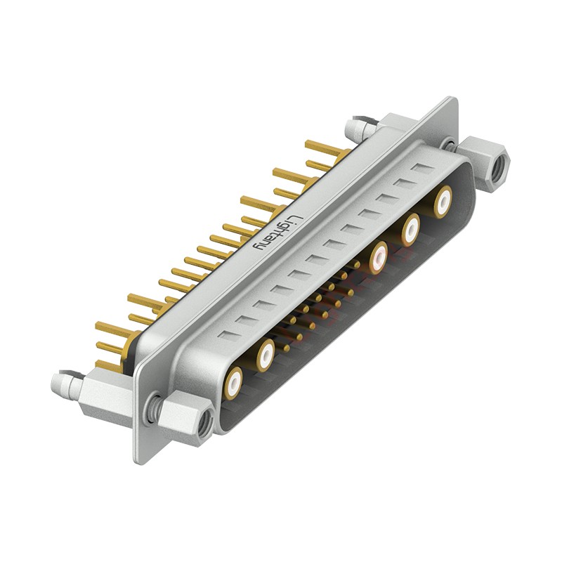 17W5公PCB直插板/鉚魚叉7.0/射頻同軸75歐姆