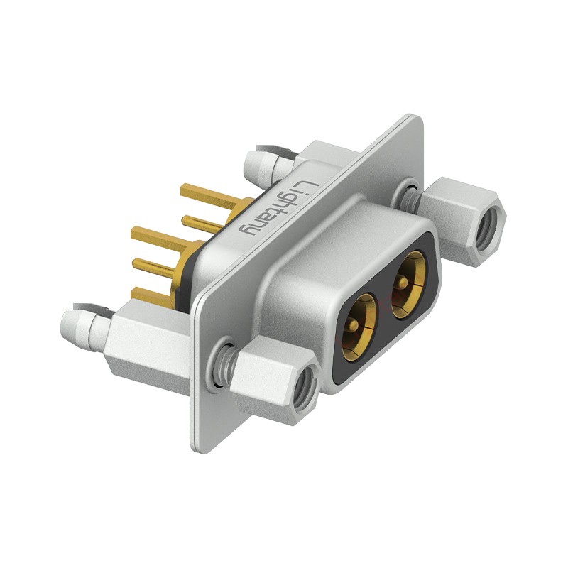 2W2母PCB直插板/鉚魚叉7.0/射頻同軸75歐姆