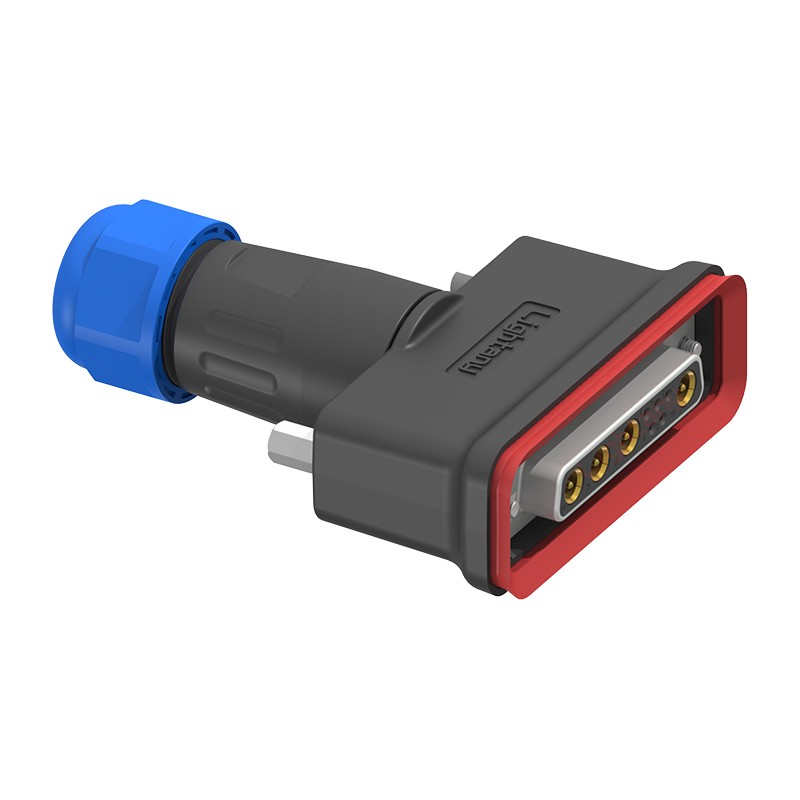 9W4母頭焊線+防水接頭/線徑5~11mm/射頻同軸75歐姆