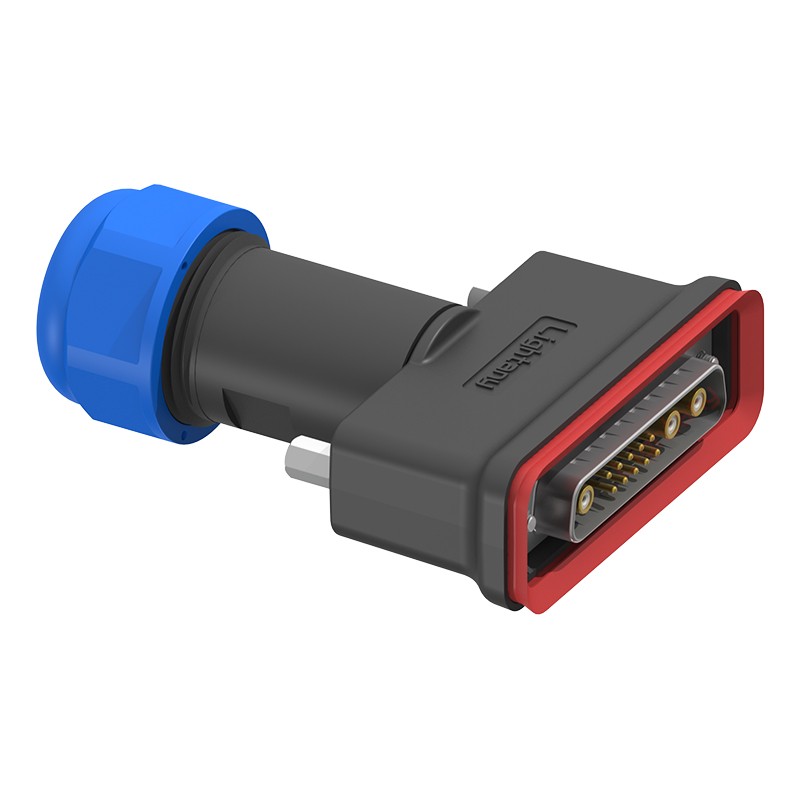 13W3公頭焊線+防水接頭/線徑5~11mm/射頻同軸75歐姆