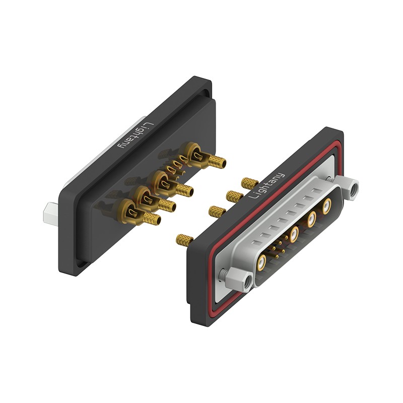 防水9W4公焊線式/鎖螺絲/射頻同軸50歐姆