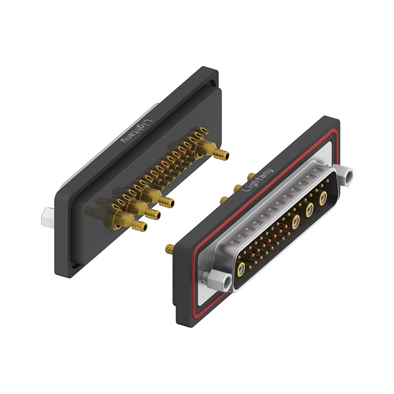 防水36W4公焊線式/鎖螺絲/射頻同軸50歐姆