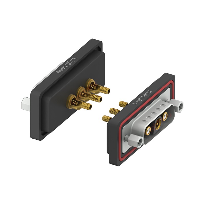 防水3V3母焊線式/鎖螺絲/射頻同軸50歐姆