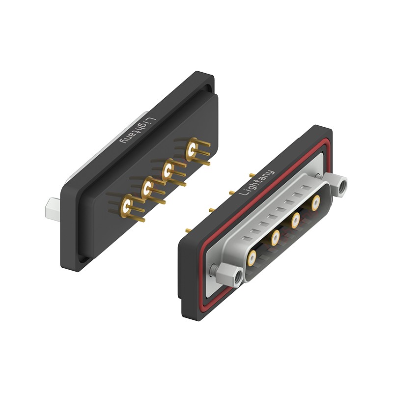 防水4V4公直插板/鎖螺絲/射頻同軸50歐姆