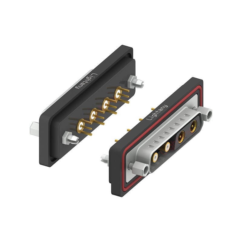 防水4V4公直插板/鉚魚叉/鎖螺絲/射頻同軸50歐姆