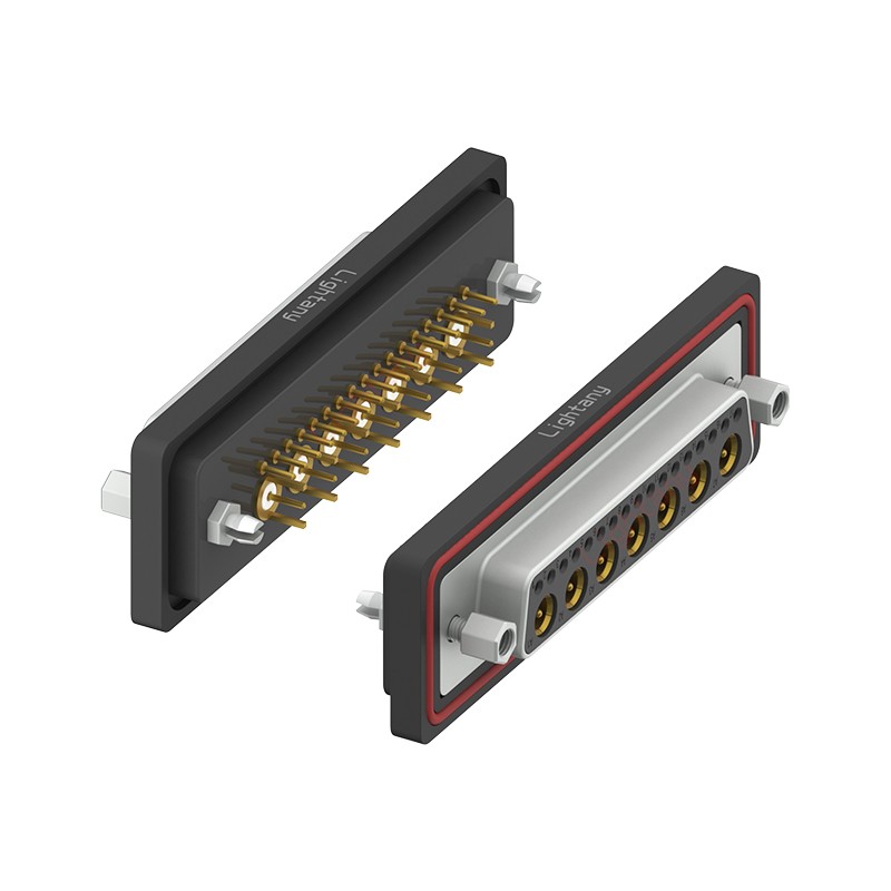 防水24W7母直插板/鉚魚(yú)叉/鎖螺絲/射頻同軸50歐姆