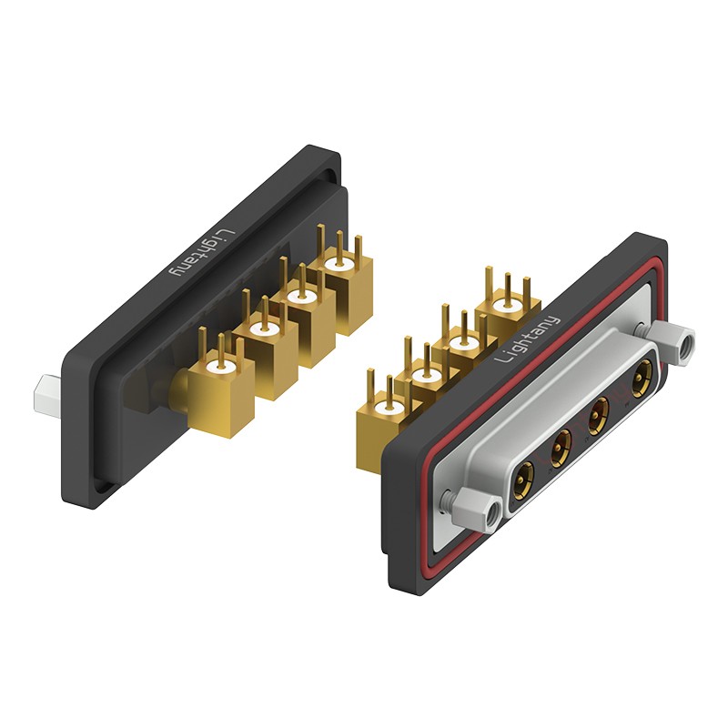 防水4W4母彎插板/鎖螺絲/射頻同軸50歐姆