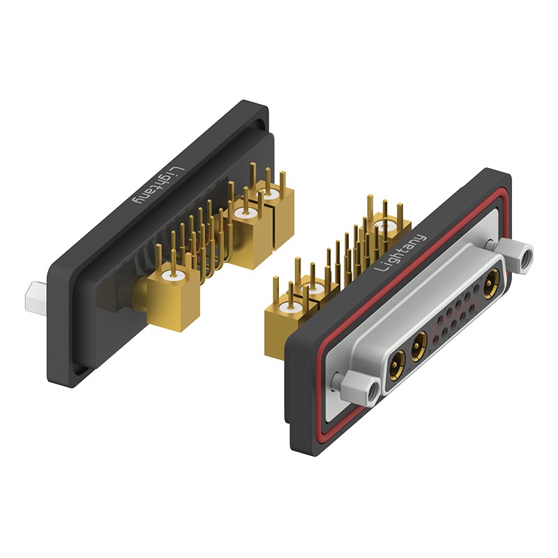 防水13W3母彎插板/鎖螺絲/射頻同軸50歐姆