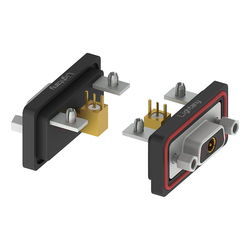 防水1W1母彎插板/鉚支架/鎖螺絲/射頻同軸50歐姆
