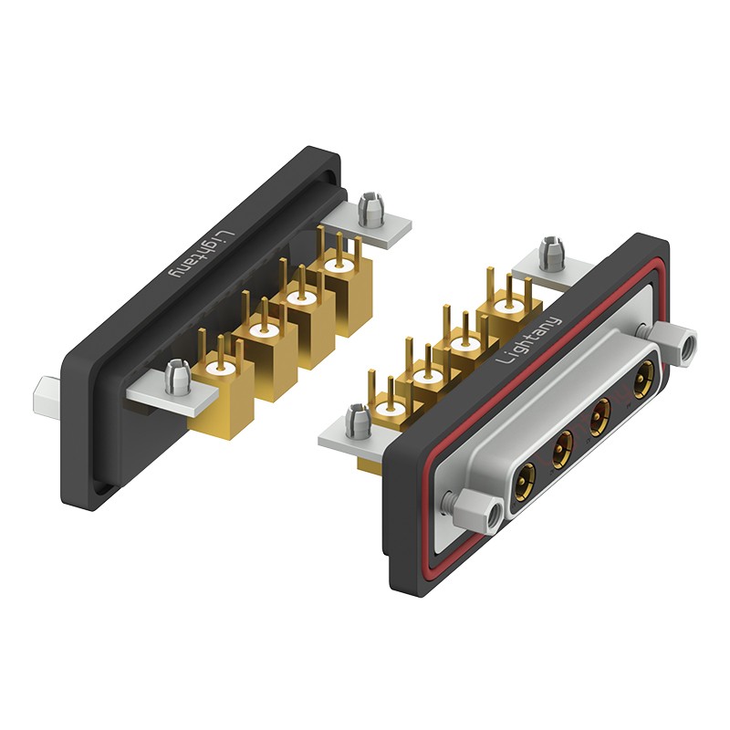 防水4W4母彎插板/鉚支架/鎖螺絲/射頻同軸50歐姆