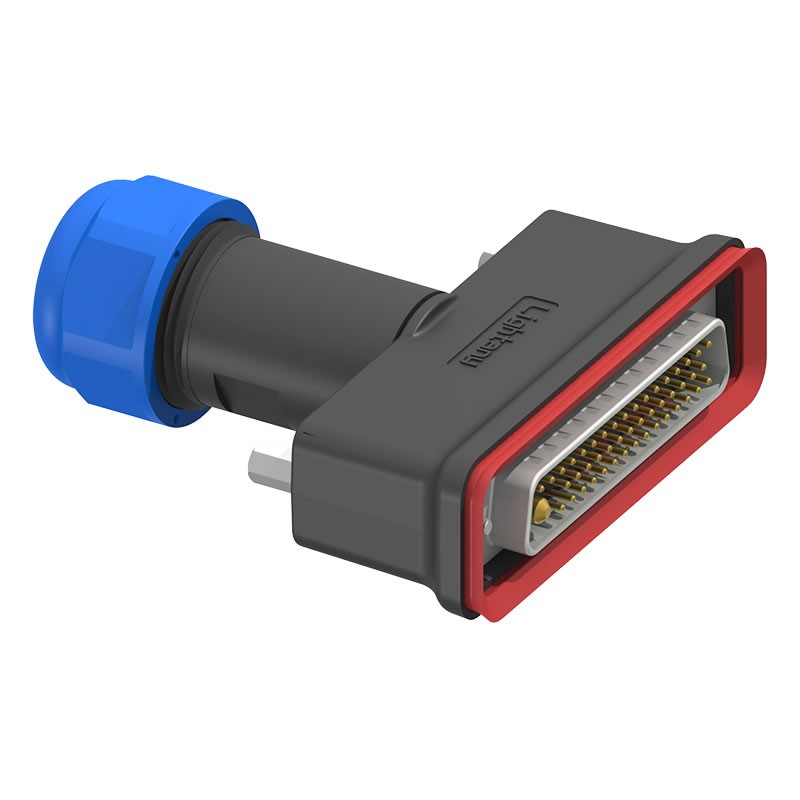 47W1公頭焊線+防水接頭/線徑10~16mm/大電流40A