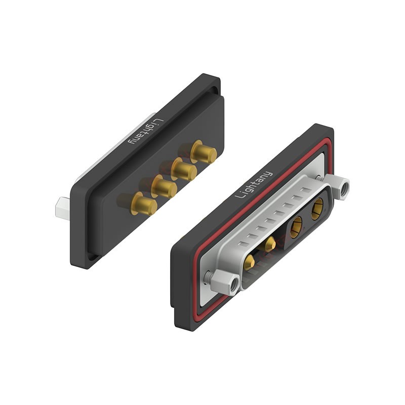 防水4V4公直插板/鎖螺絲/大電流40A