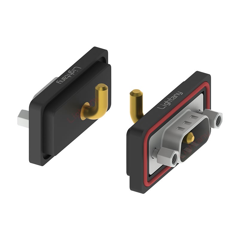 防水1W1公彎插板/鎖螺絲/大電流40A