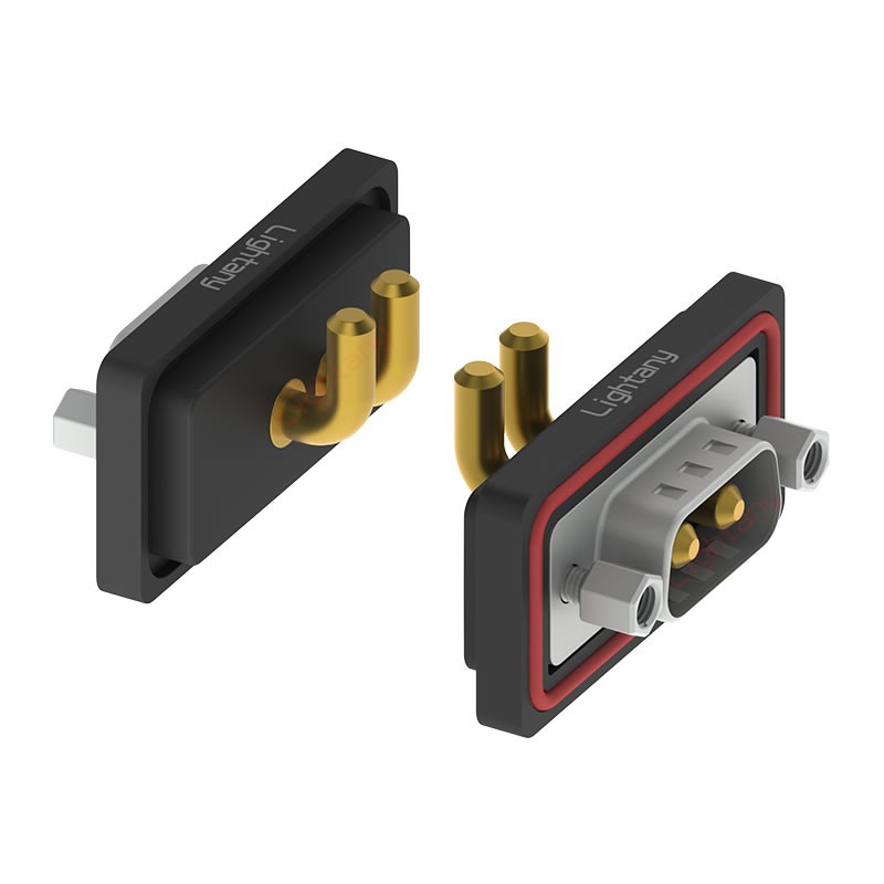 防水2W2公彎插板/鎖螺絲/大電流40A