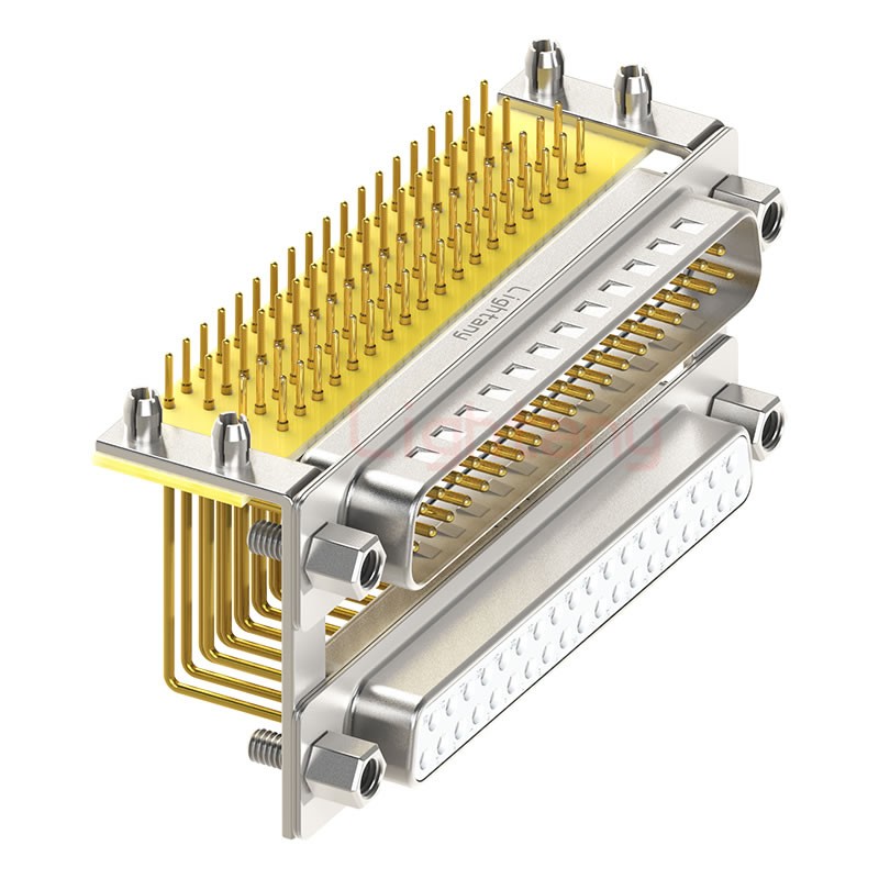 DR37 上母下公 間距19.05車(chē)針雙胞胎 D-SUB連接器