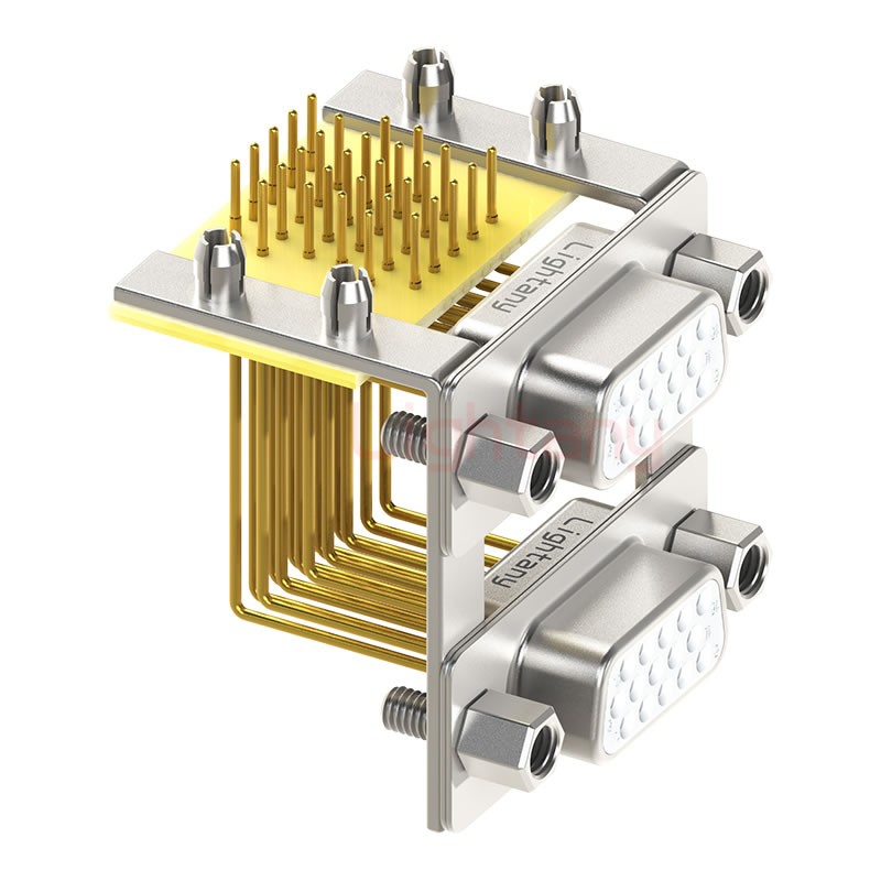 HDR15 母對(duì)母 間距19.05車(chē)針雙胞胎 D-SUB連接器