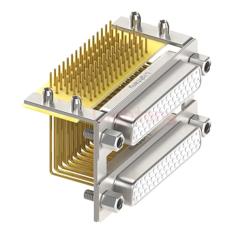 HDR44 母對母間距19.05車針雙胞胎 D-SUB連接器