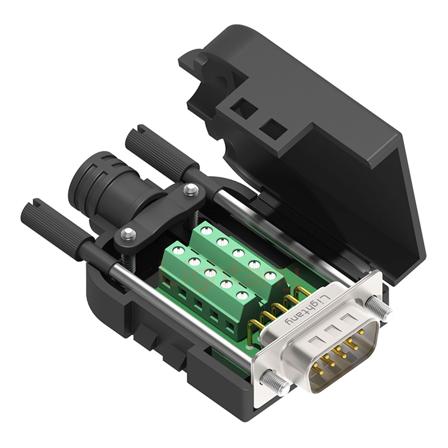 DB9 公 配螺桿 白膠芯車針