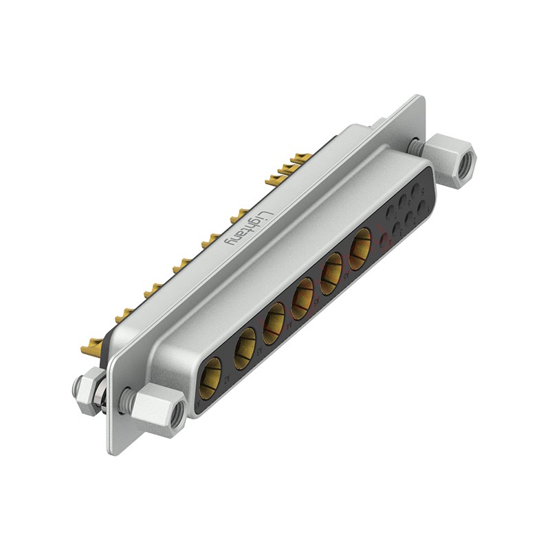 13W6B母短體焊線/配螺絲螺母/大電流10A