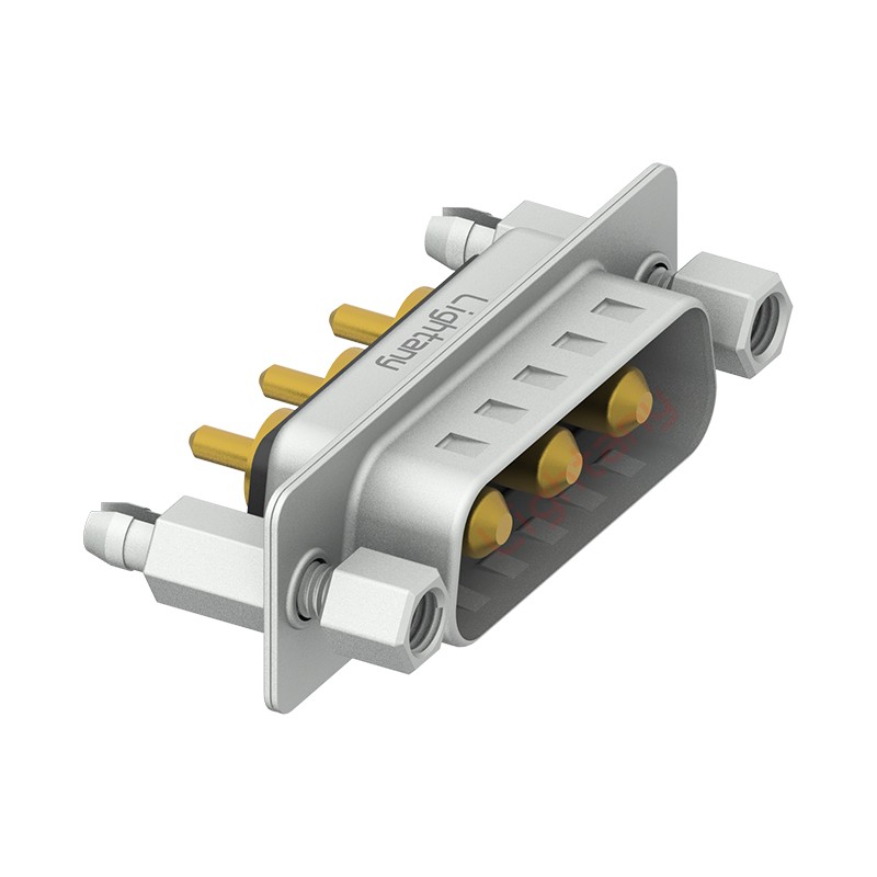 3W3公PCB直插板/鉚魚(yú)叉7.0/大電流10A