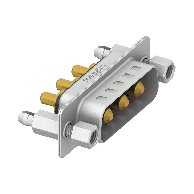 3W3公PCB直插板/鉚魚(yú)叉7.0/大電流20A