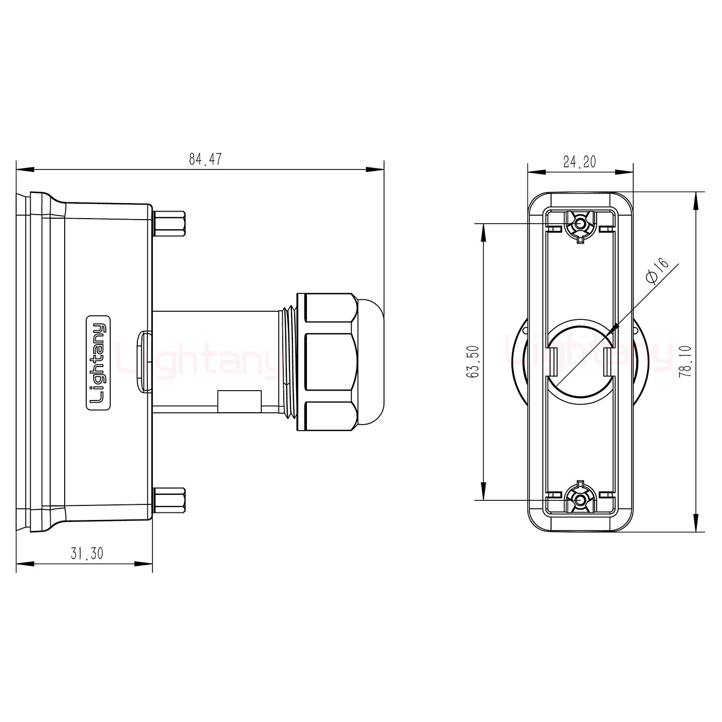 8W8公頭焊線+防水接頭/線徑10~16mm/射頻同軸50歐姆