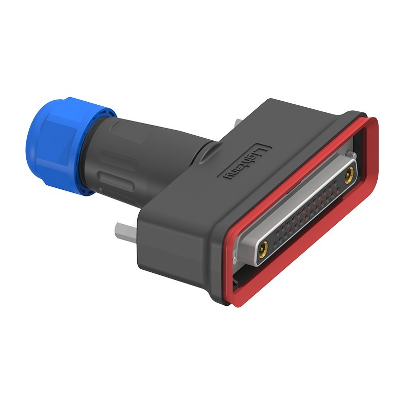 27W2母頭焊線+防水接頭/線徑5~11mm/射頻同軸75歐姆