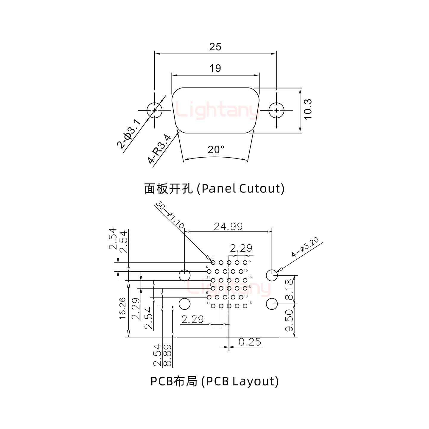HDR15公對(duì)公 間距15.88 雙胞胎沖針 D-SUB連接器
