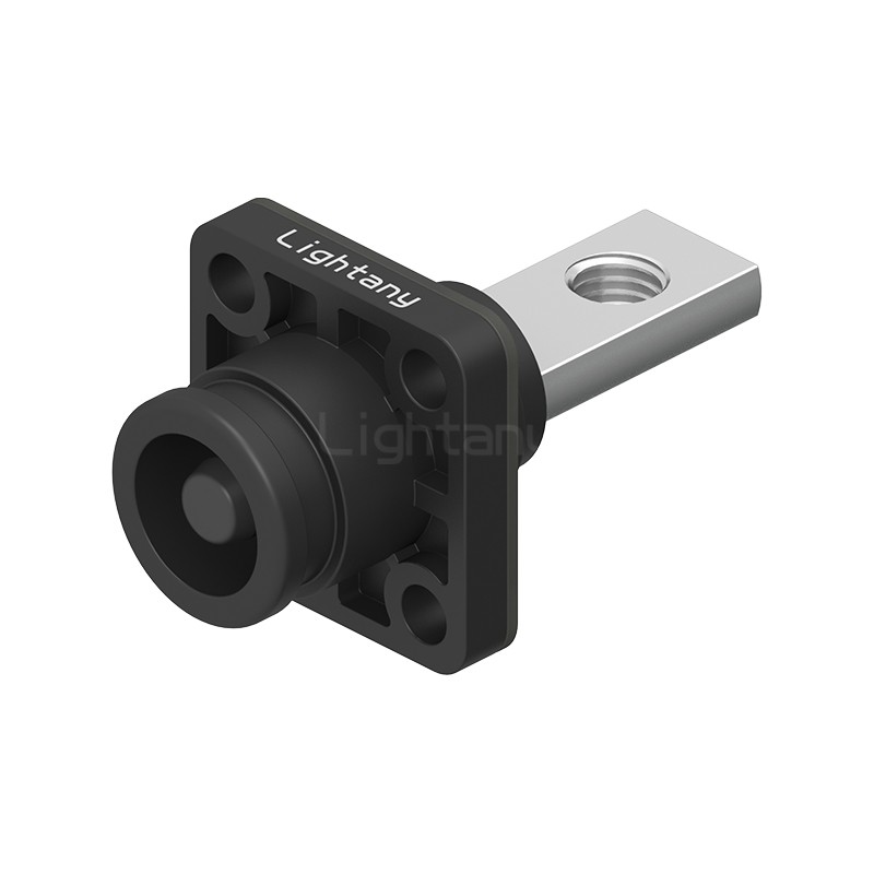 LTC06BS-M1BL銅排螺紋插座 60/100/120A 黑色