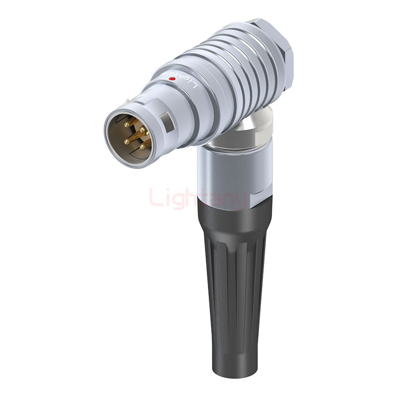 FHG.2B.004.CLAD72Z推拉自鎖帶護套彎式插頭