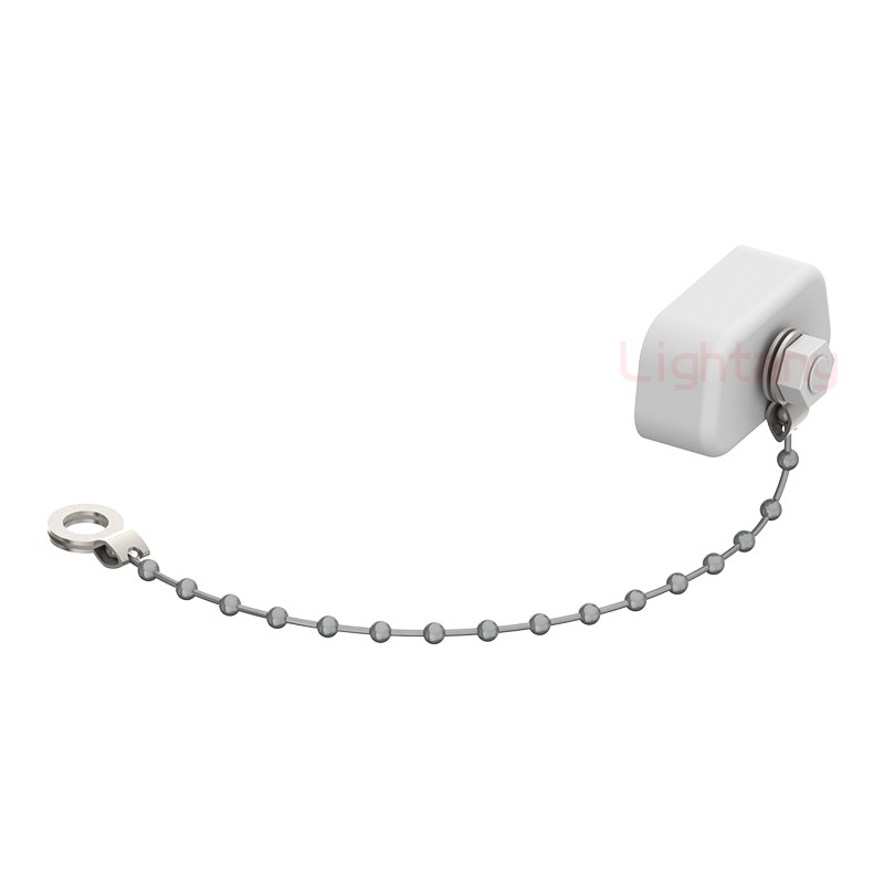 9P母座防護蓋帶鏈珠