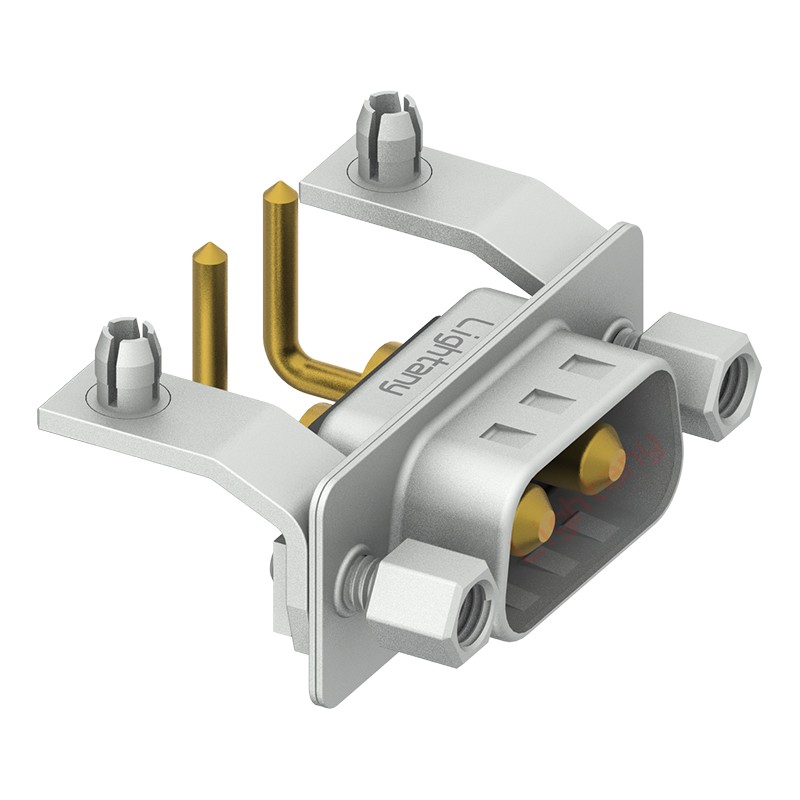 2W2公PCB彎插板/鉚支架11.6/大電流10A