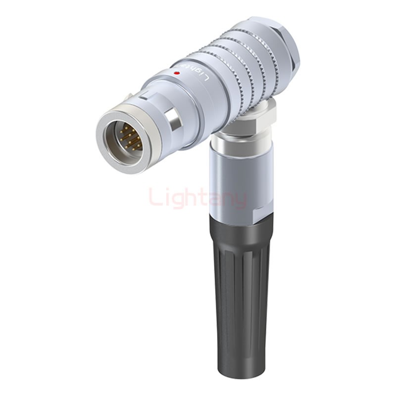 FHG.1K.010.CLAK70Z推拉自鎖帶護套彎式插頭