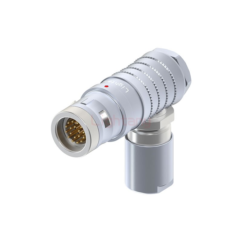 FHG.2K.018.CLAC85推拉自鎖彎式插頭	