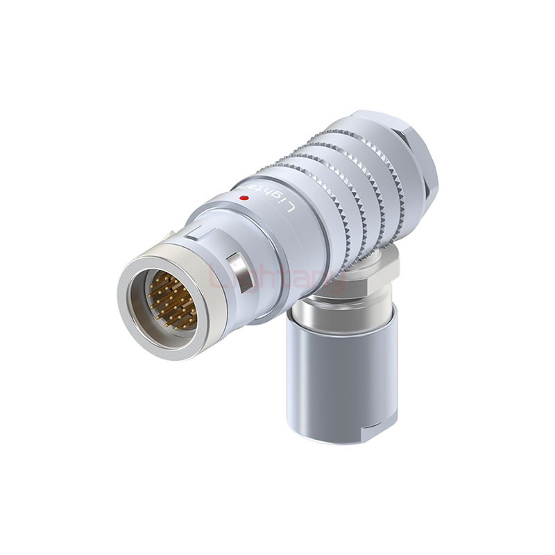 FHG.2K.026.CLAK11推拉自鎖彎式插頭