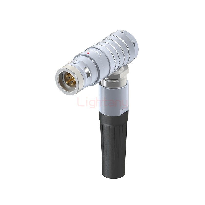 FHG.2K.004.CLAK11Z推拉自鎖帶護套彎式插頭