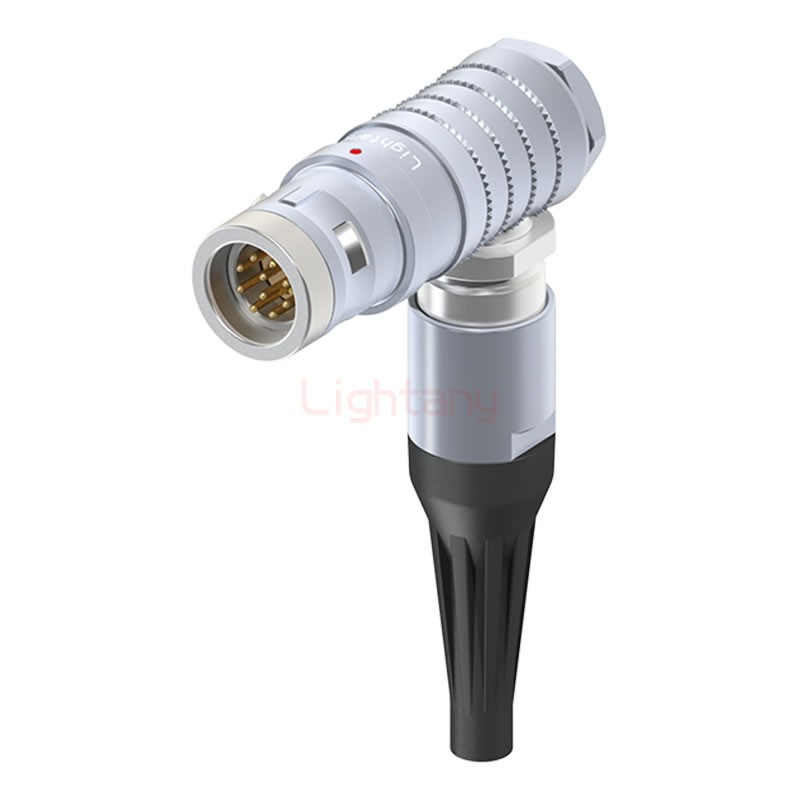 FHG.2K.010.CLAC50Z推拉自鎖帶護套彎式插頭