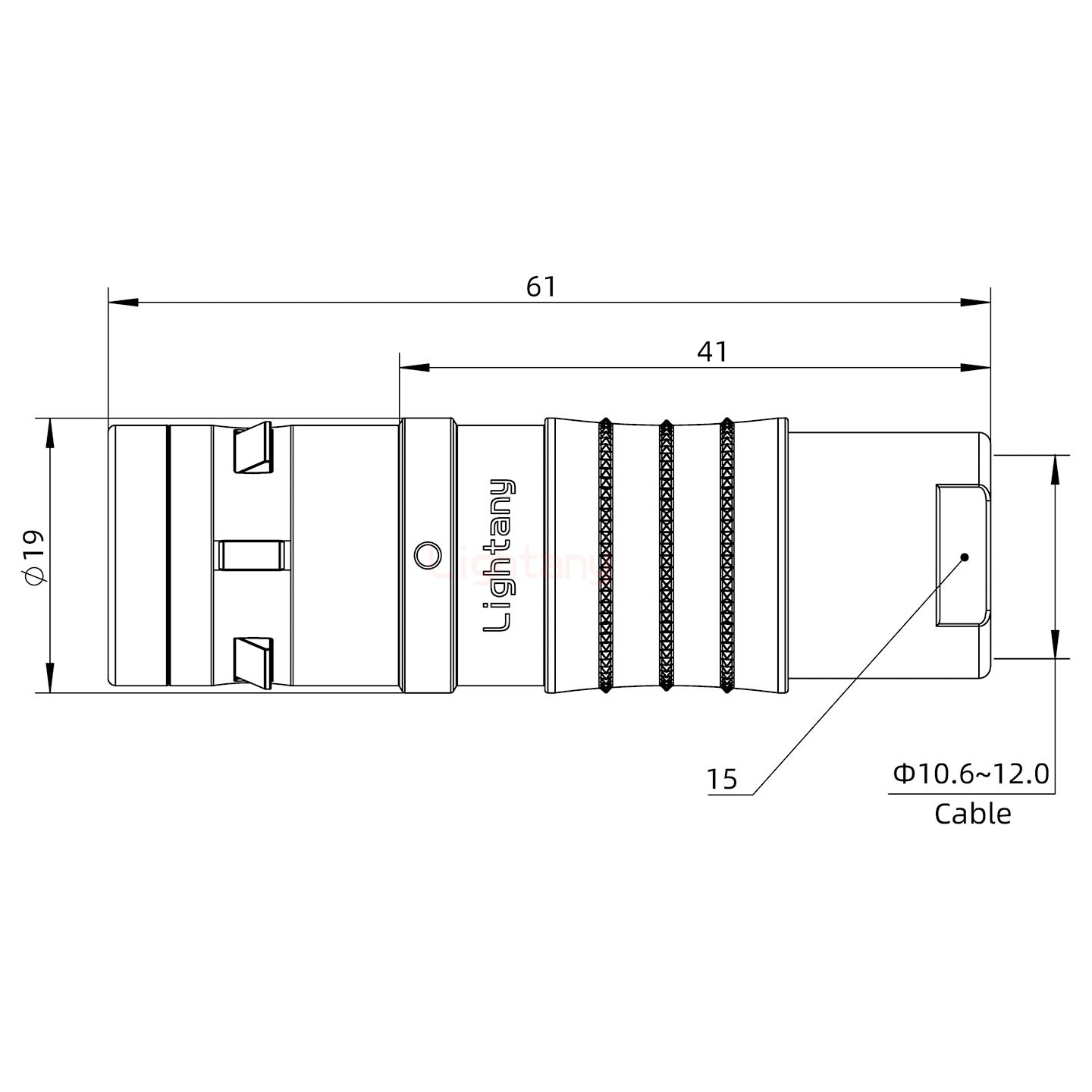 FGG.3K.018.CLAK11推拉自鎖直式插頭