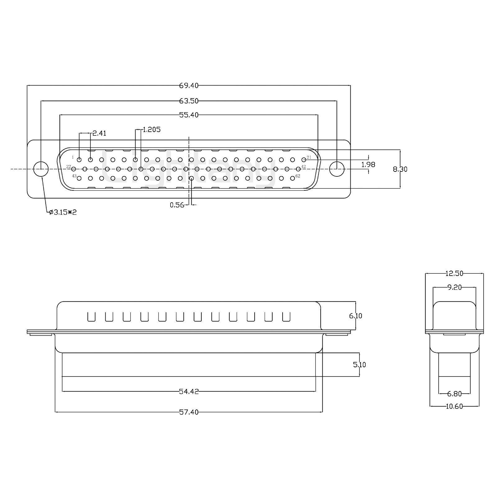 HDB62公冷壓車針